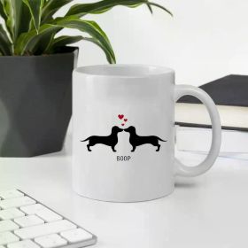 Dachshund Kisses 11oz Ceramic Coffee Mug - Perfect Gift for Dog Lovers, Girls & Dachshund Moms - Ideal for Christmas