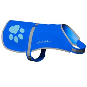Dog Reflective Vest S Size Multiple Color Options with Hi Vis Fluorescent Visibility Helping to Safeguard Your Pet On Off Leash in Urban & Rural (Brand: Safetypup Xd)